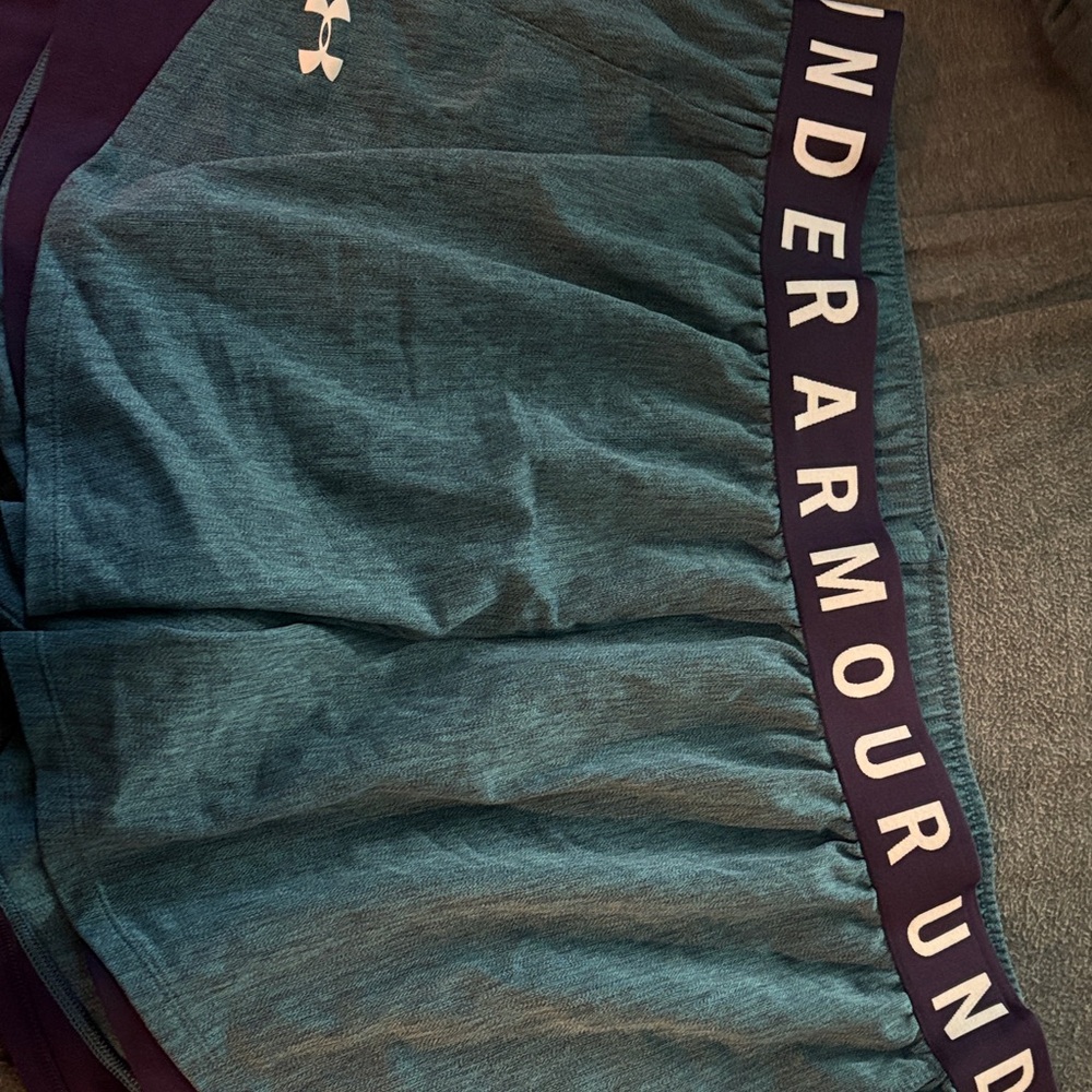 Under Armour Blue and Purple Performance Shorts
